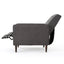 Macedonia - Button Tufted Fabric Recliner - Slate