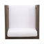 Outdoor Acacia Wood Patio Chair With Fabric Cushion