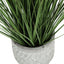 21" Tall, Artificial Plant, Grass, Indoor, Faux, Fake, Table, Greenery, Potted, Real Touch, Decorative - Green / White