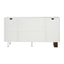 Sideboard Buffet Cabinet Wide Storage Unit With 4 Doors & Adjustable Shelves - White