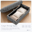 Oversized Chaise Lounge Indoor Rabbit Fur Sofa Bed With Storage Ottoman And Armrests Cup Holders With Deep Seat