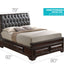 Storage Bed Elegant Transitional
