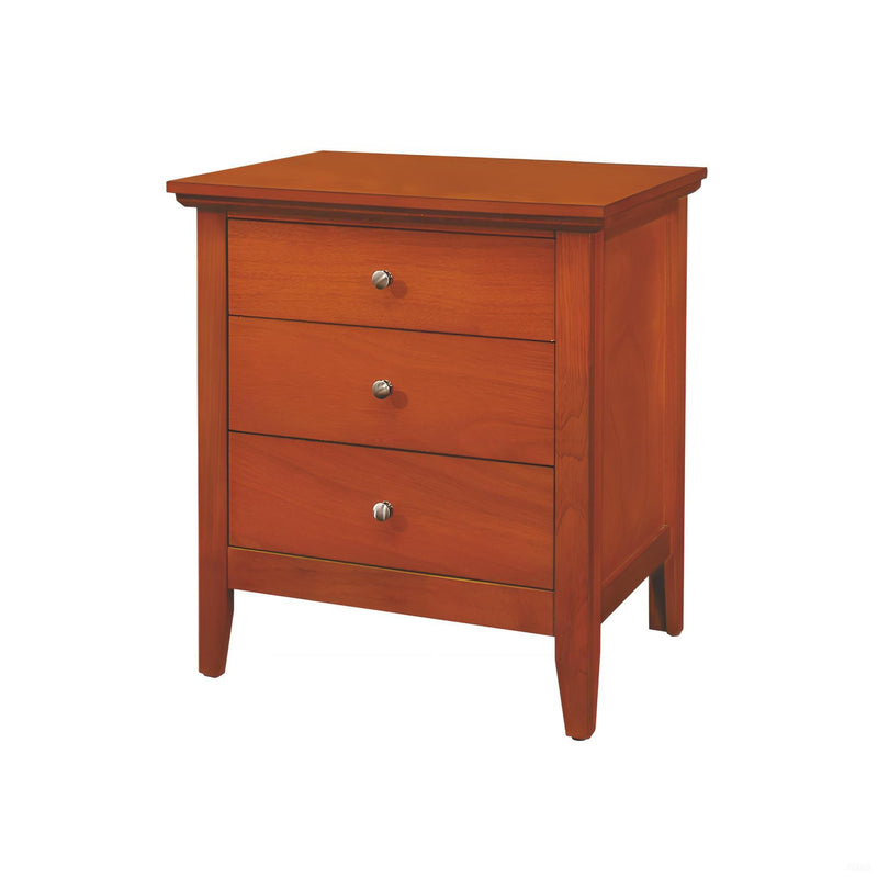3 Drawer Nightstand & Dove Tailed Drawers