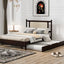 Platform Bed With 2 Big Drawers & Trundle