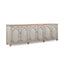 Colette - 6 Door Cabinet Sideboard - Brown