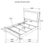 Lincoln - LED Panel Bed With Touch Light Headboard