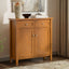 Warm Shaker - Entryway Storage Cabinet - Brown