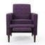 Mid-Century Modern Recliner With Button Tufted Waffle Stitch