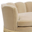 Clara - Medium Scalloped Pet Sofa Bed - Brown