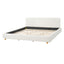 Upholstered Platform Bed Frame With Thick Headboard