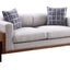 Pelton - Loveseat With 2 Toss Pillows - Walnut