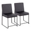 Fuji - Contemporary Modern Elegance With High Back Dining Chair (Set of 2)