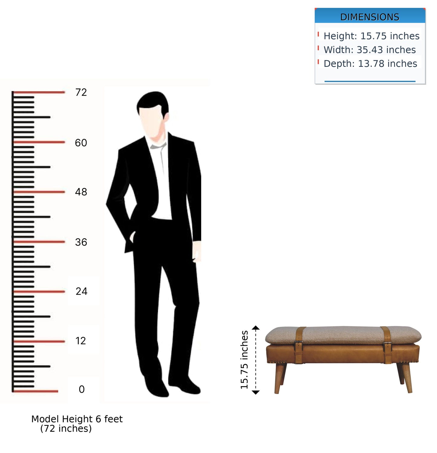 Buffalo - Hide Bench