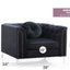 Contemporary Sloped Arm Chair