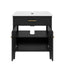 Bathroom Vanity With Sink, Soft Close Doors And Adjustable Shelf