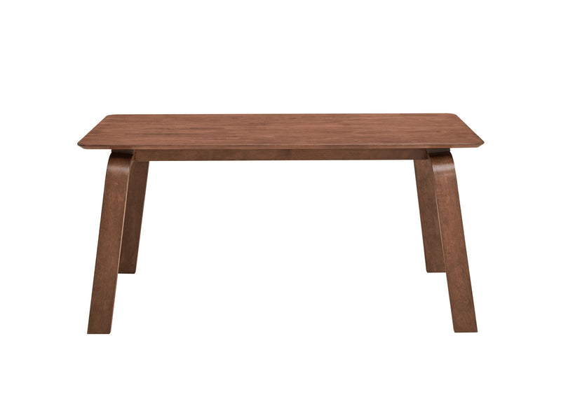 Ginny - 5 Piece With Side Chairs Dining Room Set - Walnut