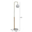 Tall Corner Floor Lamp For Living Room - White