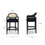 Americana - Mid-Century Modern Cane Back Counter Stool