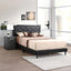 Button Tufted Bed Charming For Cozy Spaces