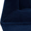 Jack - Modern Tuxedo Tufted Sofa - Navy Blue