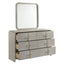 Aria - 6 Drawer Dresser - Beige