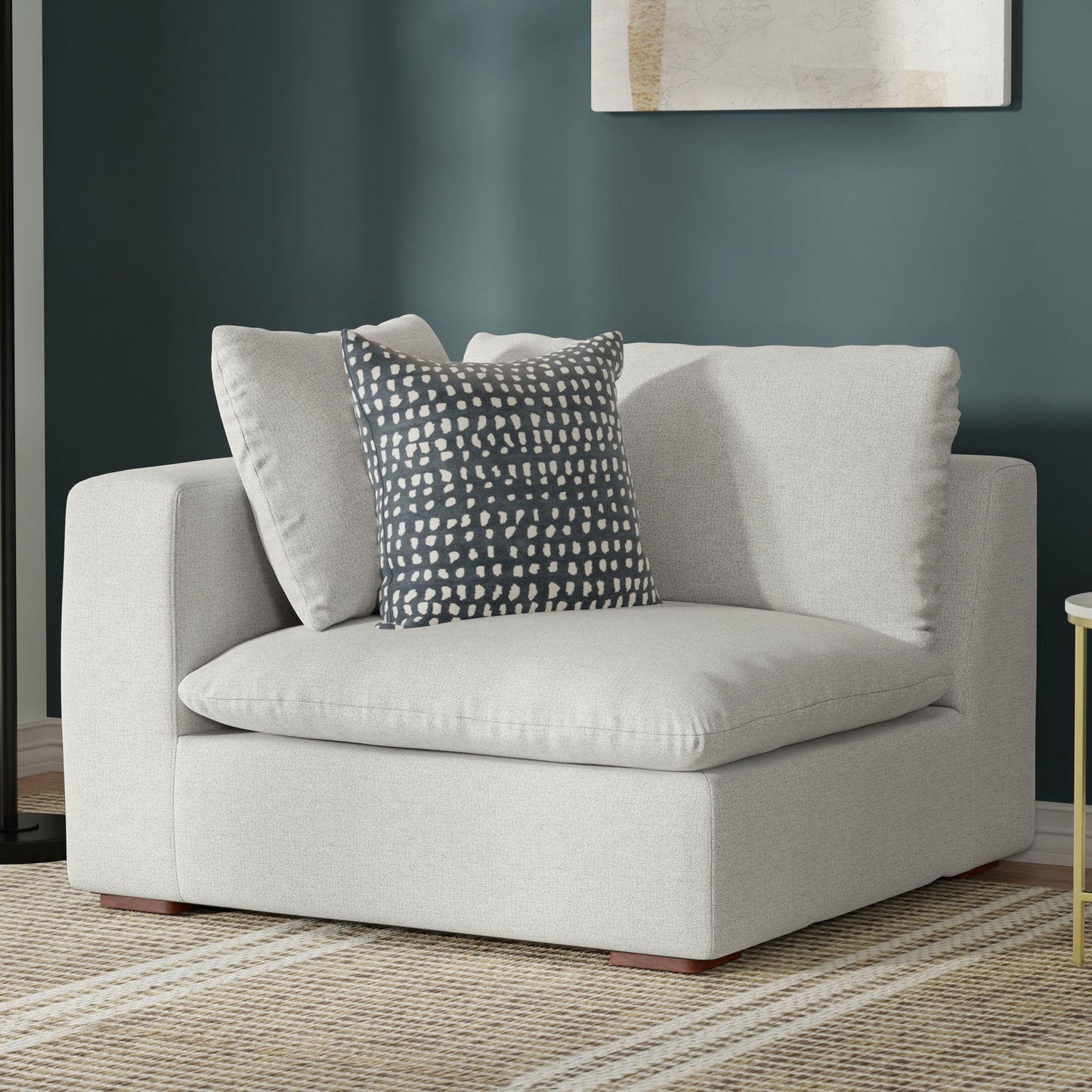 Jasmine - Left Arm Sofa Module - Gray