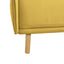 Modern Upholstered Accent Chair With Soft Cushions, Sleek Armrest Design