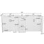 Double Sink Bathroom Vanity With Quartz Countertop