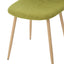 Modern Minimalist Fabric Dining Chair With Iron Legs