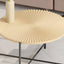 Radial - Pattern Coffee And End Table Set Waterproof Cover, Distressed Cylindrical Design (Set of 2)