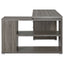 Tona - L-Shape Computer Desk With 3 Drawers And 5 Shelves