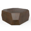 Eisley - Coffee Table With Geometric Design, - Walnut