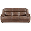 Worthington - Padded Arm Sofa - Dark Brown