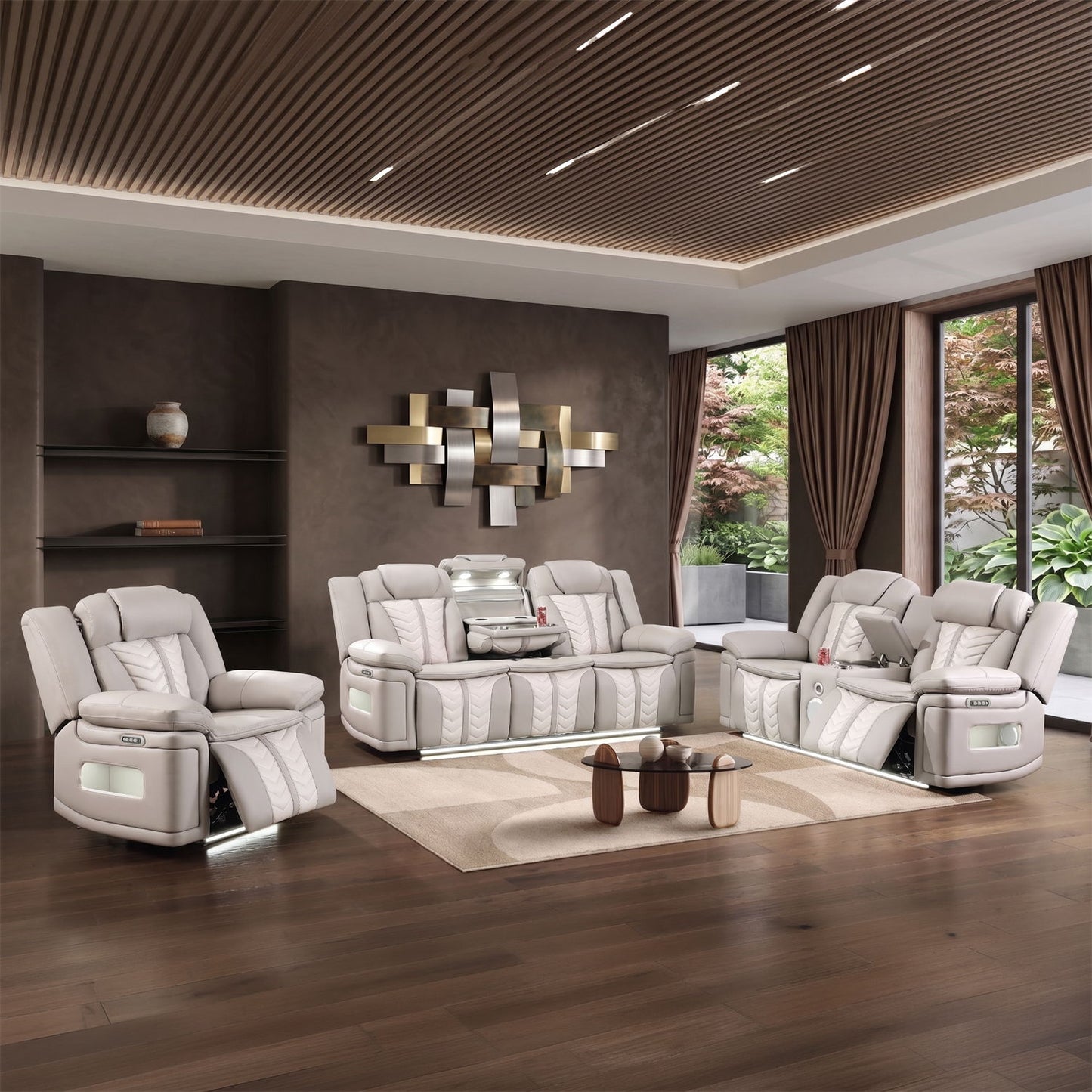 Cruiser - Power Reclining Set With LED Lighting