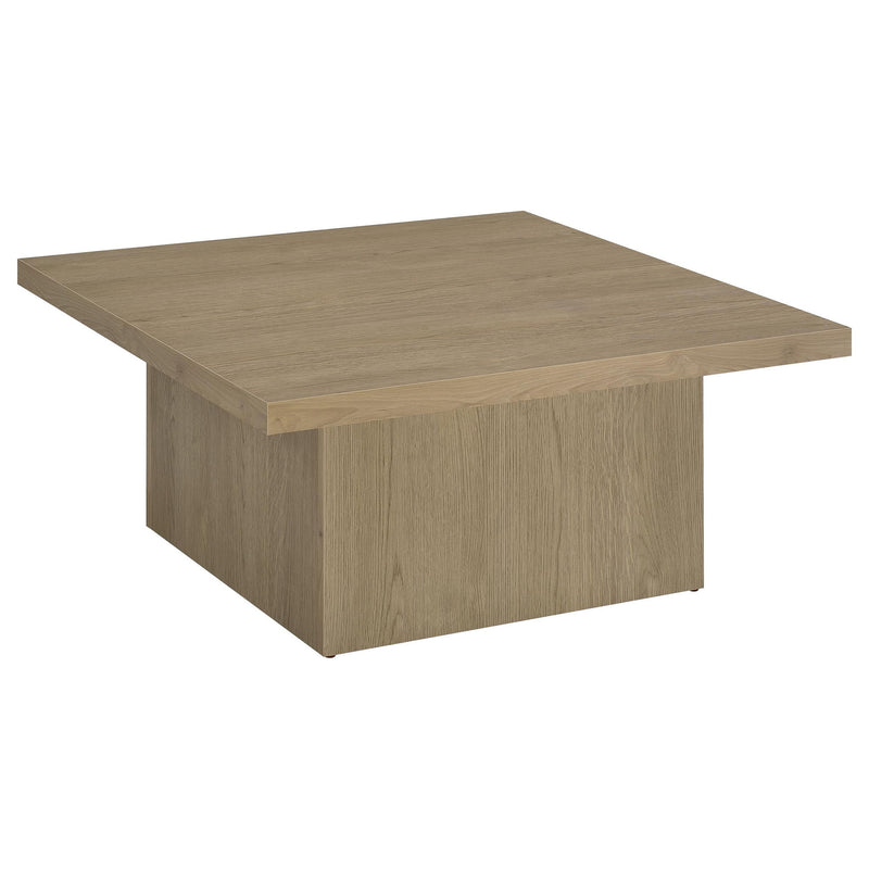 Eldridge - Coffee Table Set With Chunky Square Tops