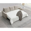 Leira - Linen Pull Out Sleeper Sofa - Beige