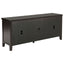 Sutter - 2 Door TV Stand With Mission Design - Dark Brown