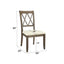 Claudia - Side Chair (Set of 2) - Beige / Brown