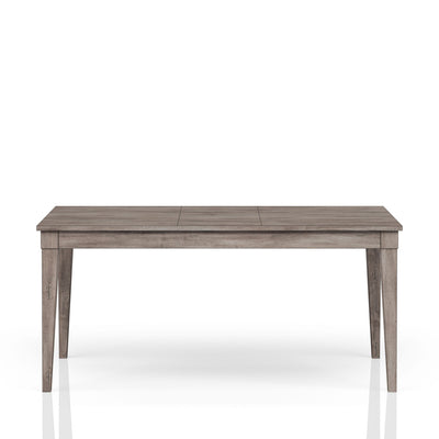 Rustic Dining Table 2 Storage Drawers And Leaf - Gray