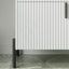 Fluted Bathroom Vanity With Ceramic Sink, Freestanding Design
