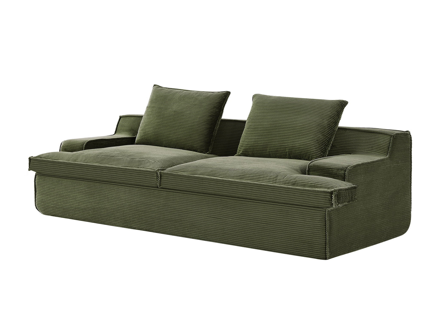 Nimbus - Oversized Full Foam 4 Seater Couch For Living Room Upholstered In Soft, Wide Armrests