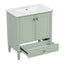 Freestanding Vanity With 1 Drawer & 2 Soft Close Doors With Door Mounted Storage