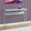 Accent Console Table For Entryway, Glossy Spacious Surface