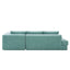 L-Shaped Modular Sofa With Double Layer Cushion