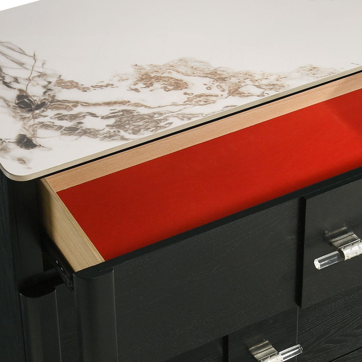 Opel - 5 Drawer Chest - Black