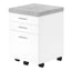 File Cabinet Rolling Mobile Storage Drawers Printer Stand For Office