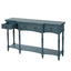 Retro Console Table With 3 Soft Close Drawers