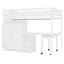 Loft Bed With Stairs, Bookshelf, Drawers, Desk & Wardrobe, Space Saving Multifunctional Furniture