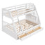 Bunk Bed With Drawers, Ladder And Storage Staircase