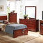 Upholstered Panel Sleigh Bed Design